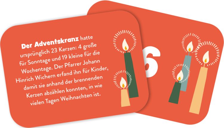 Produktbild: 24 x cooles Weihnachtswissen f&uuml;r Kinder