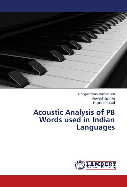 Produktbild: Mathivanan, R: Acoustic Analysis of PB Words used in Indian