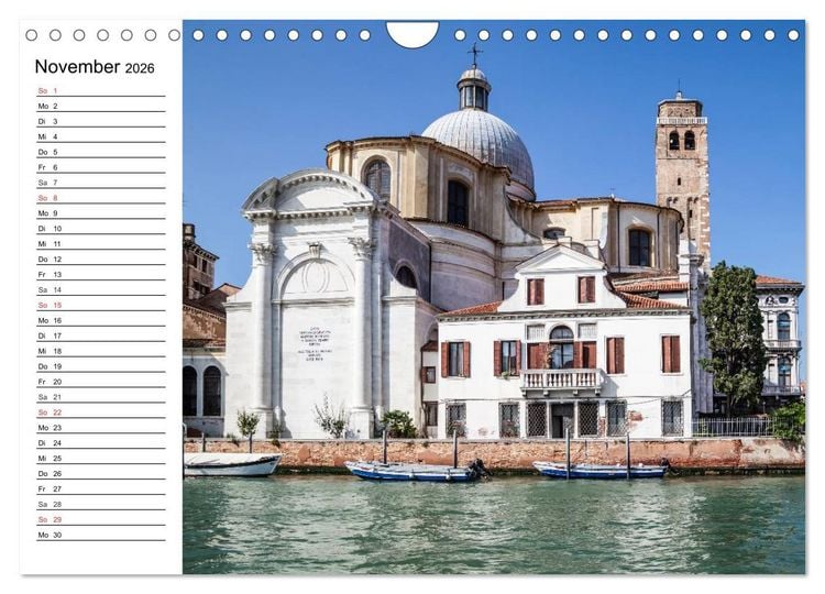 Produktbild: VENEDIG Eine Tour auf dem Canal Grande (Wandkalender 2026 DIN A4 quer), CALVENDO Monatskalender