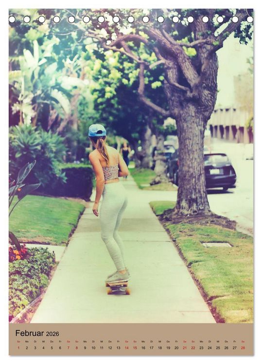 Produktbild: Skateboarding - einfach Spa&szlig; (Tischkalender 2026 DIN A5 hoch), CALVENDO Monatskalender
