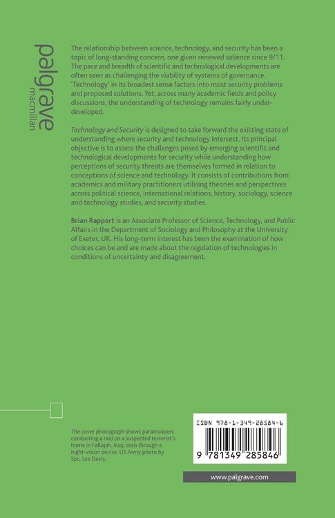 Produktbild: Technology and Security