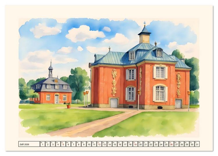 Produktbild: Unterwegs im Emsland (Tischkalender 2026 DIN A5 quer), CALVENDO Monatskalender