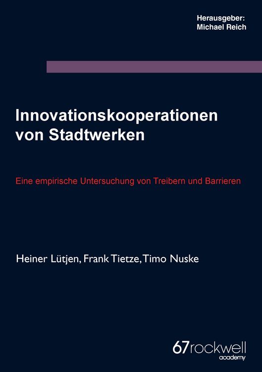 Produktbild: Innovationskooperationen von Stadtwerken