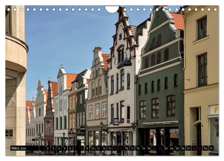Produktbild: Ein Bummel durch die Hansestadt Wismar (Wandkalender 2026 DIN A4 quer), CALVENDO Monatskalender