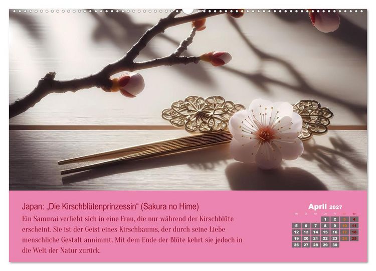 Produktbild: 12 M&auml;rchen unserer Welt (hochwertiger Premium Wandkalender 2027 DIN A2 quer), Kunstdruck in Hochglanz