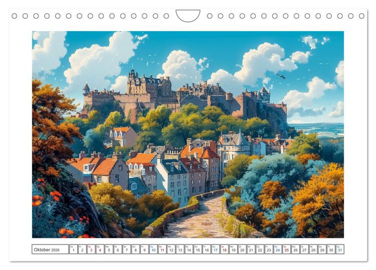 Produktbild: Reisest&auml;dte Europas (Wandkalender 2026 DIN A4 quer), CALVENDO Monatskalender