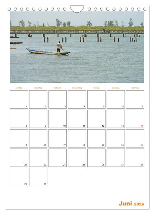 Produktbild: Gambia und Senegal erleben (Wandkalender 2026 DIN A4 hoch), CALVENDO Monatskalender