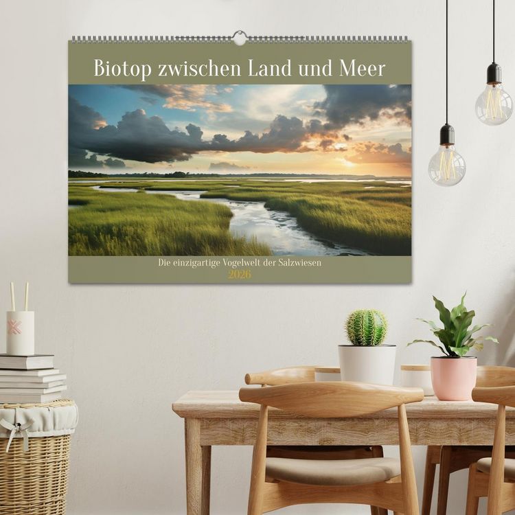 Produktbild: Biotop zwischen Land und Meer (Wandkalender 2026 DIN A2 quer), CALVENDO Monatskalender