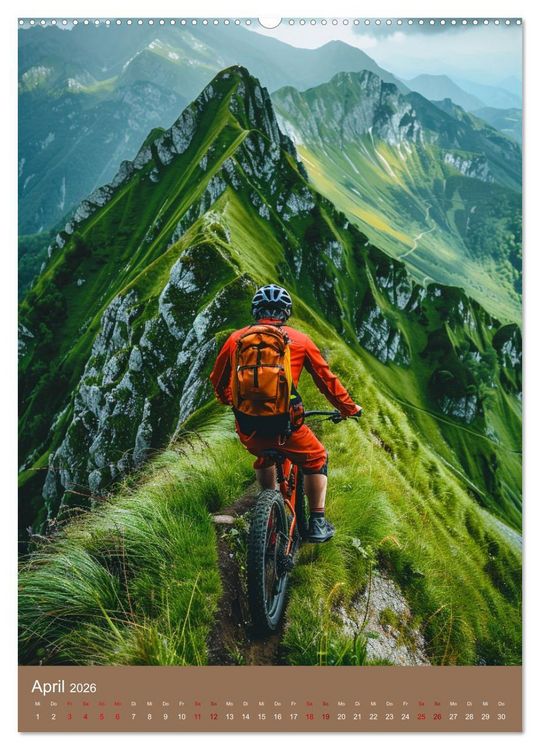 Produktbild: Freeride Adrenalin (hochwertiger Premium Wandkalender 2026 DIN A2 hoch), Kunstdruck in Hochglanz