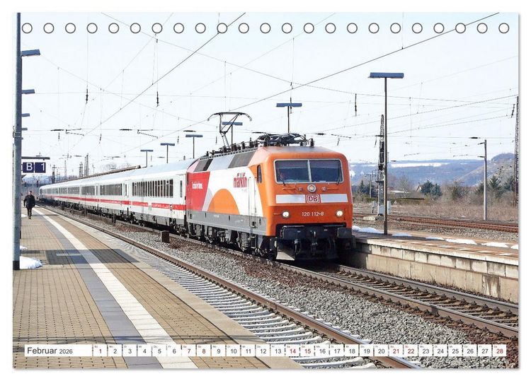 Produktbild: Die Baureihe 120 der Deutschen Bahn (Tischkalender 2026 DIN A5 quer), CALVENDO Monatskalender