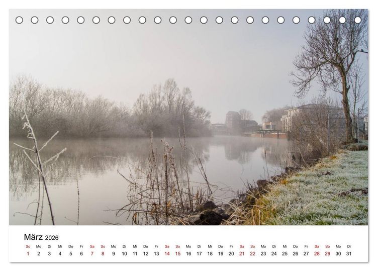 Produktbild: Buxtehude - Eine Perle in Niedersachsen (Tischkalender 2026 DIN A5 quer), CALVENDO Monatskalender