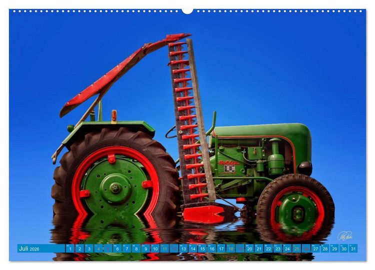 Produktbild: Traktor - Oldtimer (hochwertiger Premium Wandkalender 2026 DIN A2 quer), Kunstdruck in Hochglanz