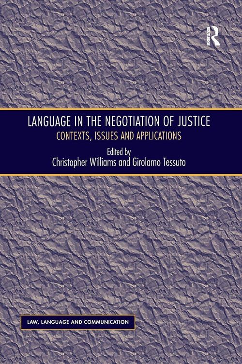 Produktbild: Language in the Negotiation of Justice