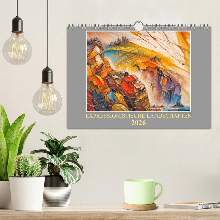 Produktbild: Expressionistische Landschaften (Wandkalender 2026 DIN A4 quer), CALVENDO Monatskalender