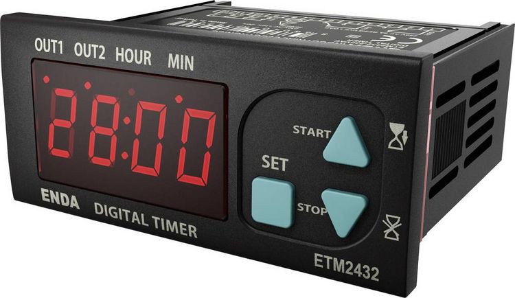 Produktbild: Enda ETM2432-230 Zeitrelais 230 V/AC 1 St. Zeitbereich: 0.01 - 99.59 min