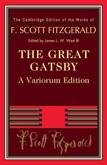 Produktbild: The Great Gatsby - Variorum edition