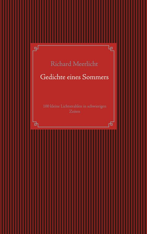 Produktbild: Gedichte eines Sommers