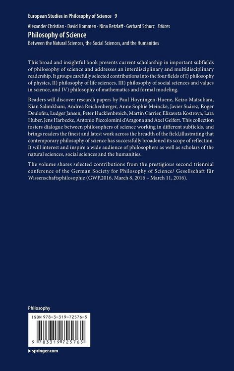 Produktbild: Philosophy of Science