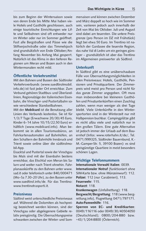 TRESCHER Reiseführer Südtirol und Trentino