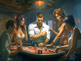 Produktbild: CALVENDO Puzzle Pokerspieler | 1000 Teile Lege-Gr&ouml;&szlig;e 64x48cm Foto-Puzzle f&uuml;r gl&uuml;ckliche Stunden
