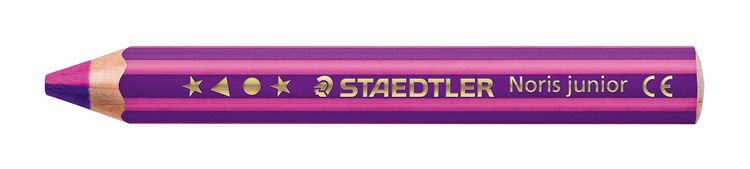 Produktbild: STAEDTLER Noris junior 140 Kindermalstift 3 in 1, 6 Duo Malstifte + 1 Spitzer