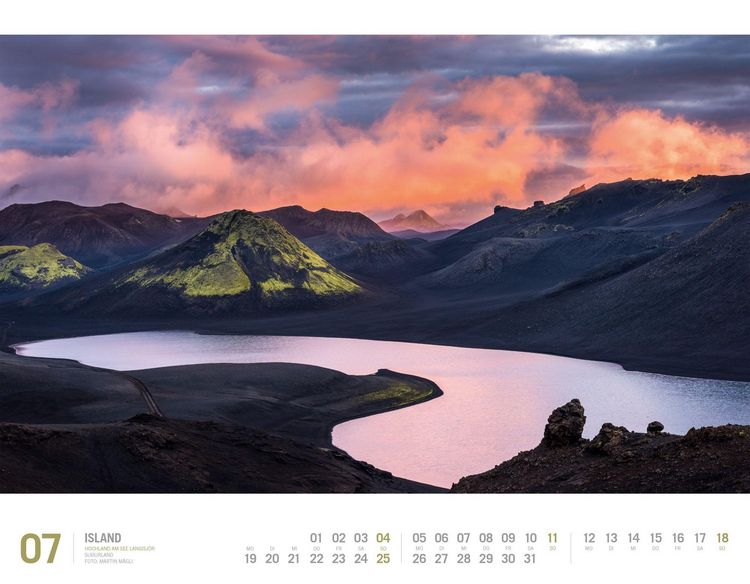 Produktbild: Island Kalender 2027 | Unterwegs zwischen Gletschern und Geysiren
