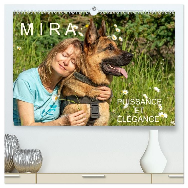 Produktbild: MIRA - PUISSANCE ET &Eacute;L&Eacute;GANCE (Calendrier mural 2026 DIN A2 vertical) calendrier de bureau