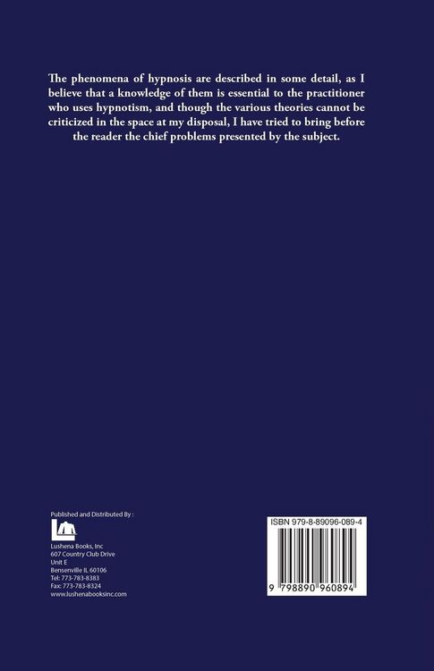 Produktbild: An Introduction to the Study of Hypnotism
