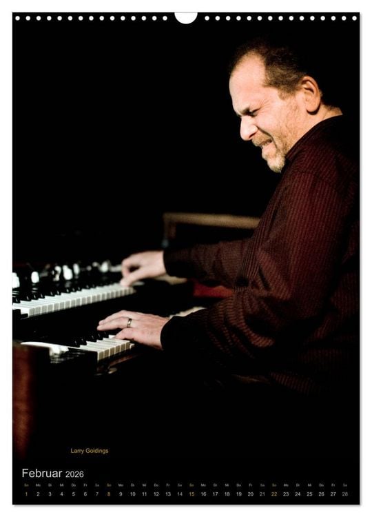 Produktbild: jazz color (Wandkalender 2026 DIN A3 hoch), CALVENDO Monatskalender