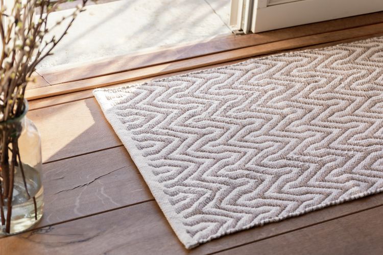 Produktbild: Badematte Mod. Altai, hergestellt aus recycelten PET-Flaschen (100 % Polyester)