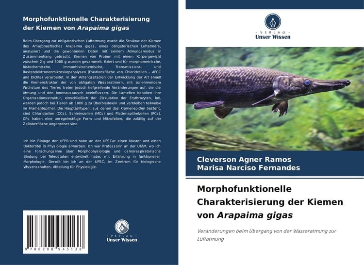Produktbild: Morphofunktionelle Charakterisierung der Kiemen von Arapaima gigas
