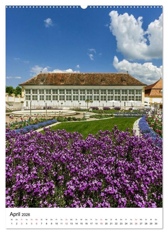Produktbild: Schloss Hof &ndash; Die Perle unter den Marchfeldschl&ouml;ssern (Wandkalender 2026 DIN A2 hoch), CALVENDO Monatskalender