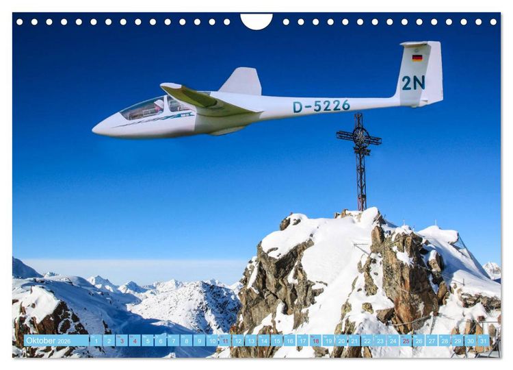 Produktbild: Segelflug - Den Traum vom Fliegen erf&uuml;llen (Wandkalender 2026 DIN A4 quer), CALVENDO Monatskalender