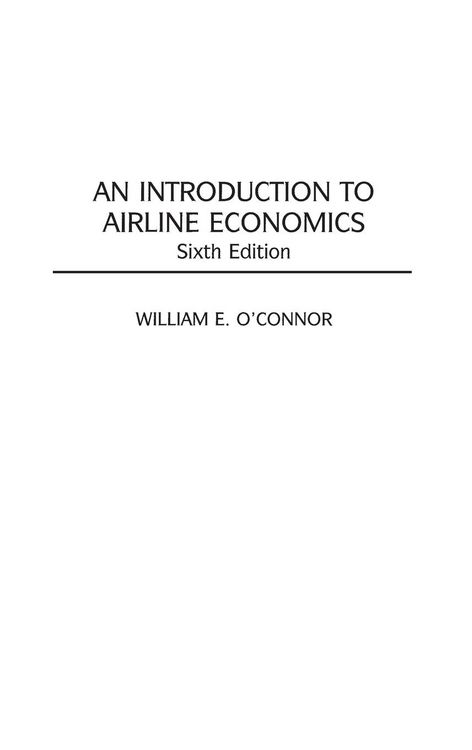 Produktbild: An Introduction to Airline Economics