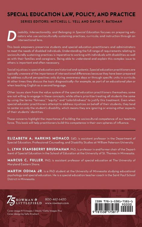 Produktbild: Disability, Intersectionality, and Belonging in Special Education