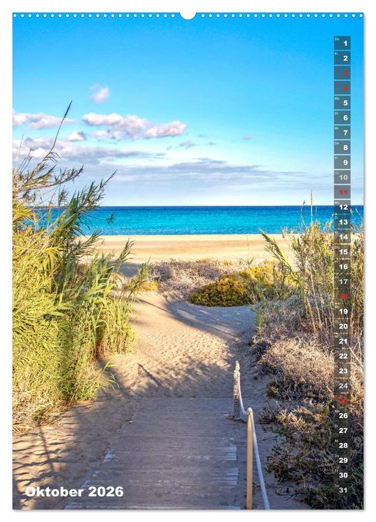 Produktbild: FUERTEVENTURA S&uuml;dsee-Flair (hochwertiger Premium Wandkalender 2026 DIN A2 hoch), Kunstdruck in Hochglanz
