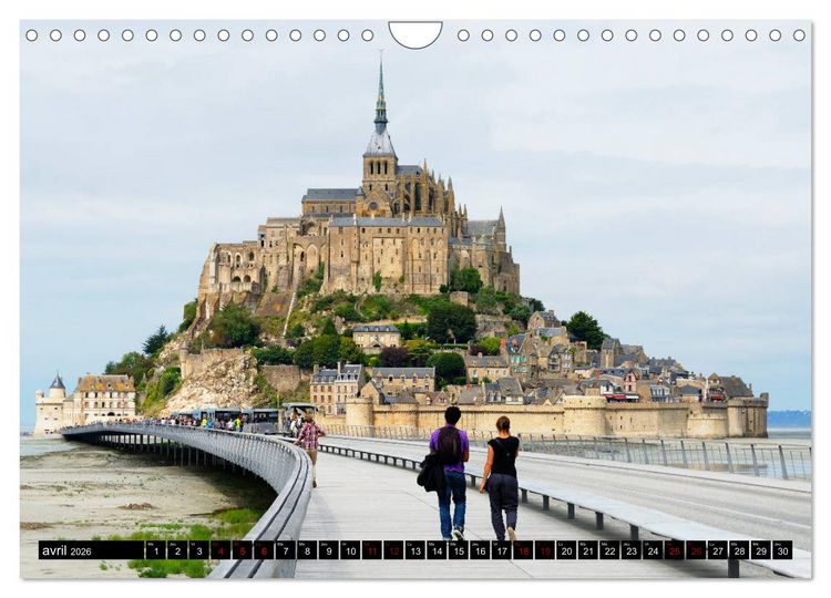Produktbild: Mont Saint-Michel (Calendrier mural 2026 DIN A4 vertical), CALVENDO calendrier mensuel