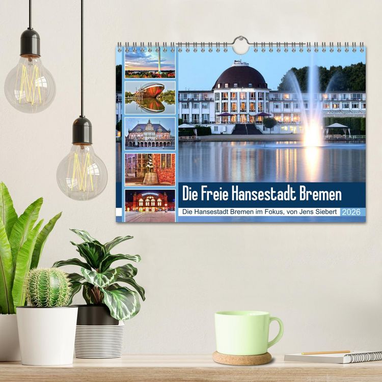 Produktbild: Die Freie Hansestadt Bremen (Wandkalender 2026 DIN A4 quer), CALVENDO Monatskalender