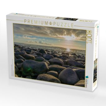Produktbild: CALVENDO Puzzle Uttakleiv Strand am Abend, Lofoten | 1000 Teile Lege-Gr&ouml;&szlig;e 64x48cm Foto-Puzzle f&uuml;r gl&uuml;ckliche Stunden