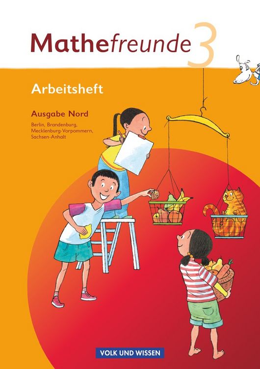 Produktbild: Mathefreunde 3. Schuljahr - Nord - Arbeitsheft mit Lernstandssteiten.