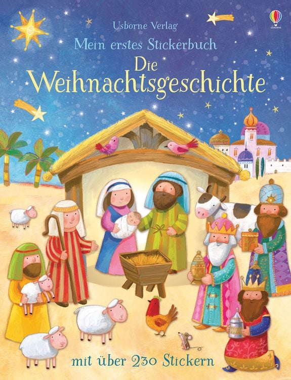 Produktbild: Mein erstes Stickerbuch: Die Weihnachtsgeschichte