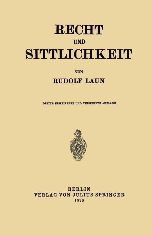 Produktbild: Recht und Sittlichkeit