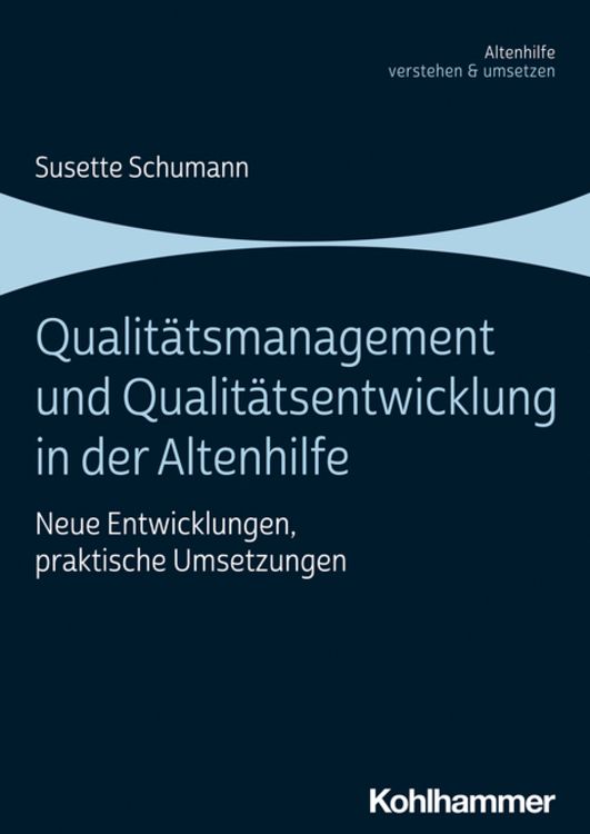 Produktbild: Qualitätsmanagement und Qualitätsentwicklung in der Altenhilfe