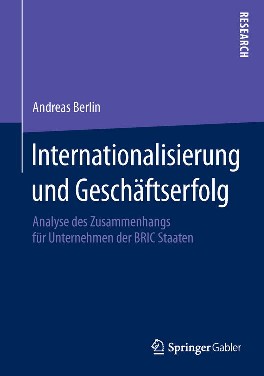 Produktbild: Internationalisierung und Gesch&auml;ftserfolg