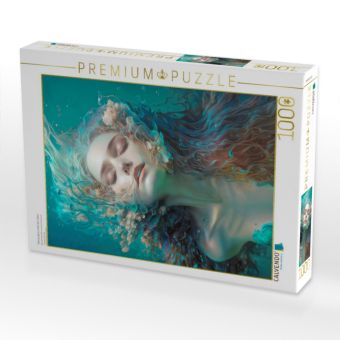 Produktbild: CALVENDO Puzzle Meerjungfrau liebt das Leben | 1000 Teile Lege-Gr&ouml;&szlig;e 64x48cm Foto-Puzzle f&uuml;r gl&uuml;ckliche Stunden