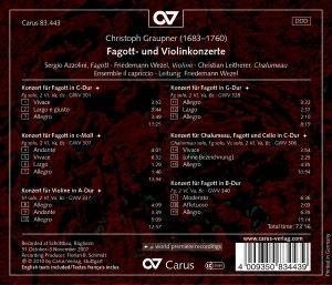 Produktbild: Azzolini/Wezel/Leitherer/Ensemble Il Cap: Fagott-Und Violink