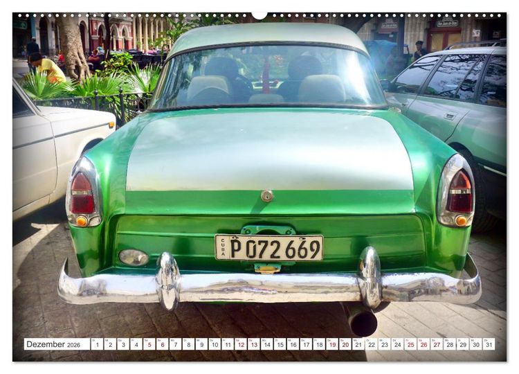 Produktbild: FORD CONSUL - Ein britischer Klassiker in Kuba (hochwertiger Premium Wandkalender 2026 DIN A2 quer), Kunstdruck in Hochglanz