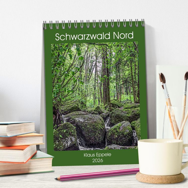 Produktbild: Schwarzwald Nord (Tischkalender 2026 DIN A5 hoch), CALVENDO Monatskalender