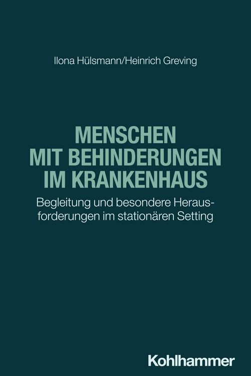 Produktbild: Menschen mit Behinderungen im Krankenhaus