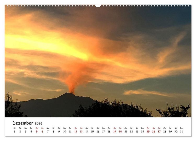 Produktbild: Sizilien - der Osten und die Liparischen Inseln (Wandkalender 2026 DIN A2 quer), CALVENDO Monatskalender